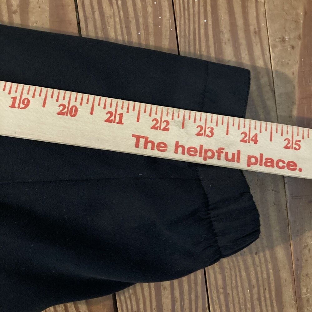 Claiborne Outerwear Mens L Black Soft Shell Jacket 90s Y2K Pockets Full Zip - Picture 12 of 13